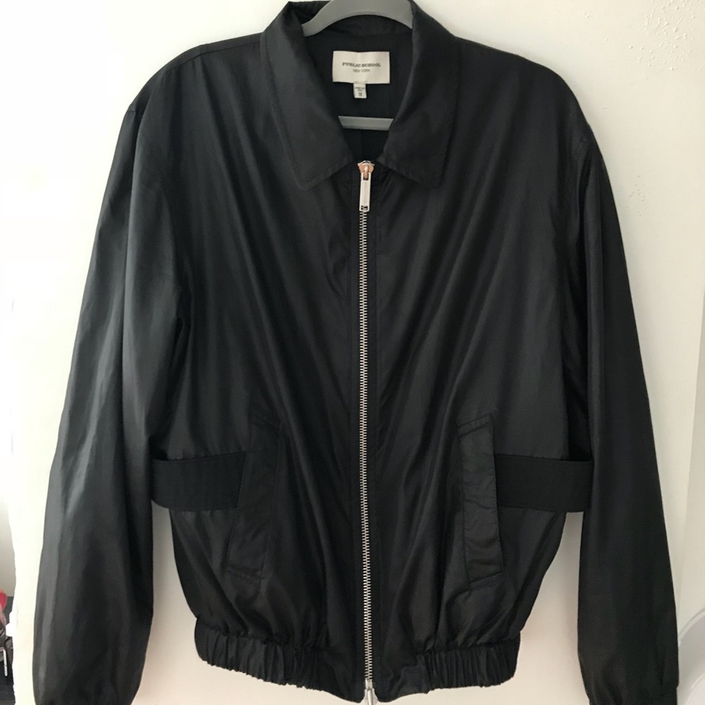 Public School Black Bomber Sz M